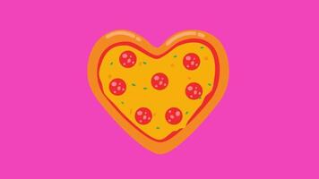 komisch animiert Pizza video