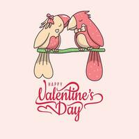 Free vector happy valentines day celebration design