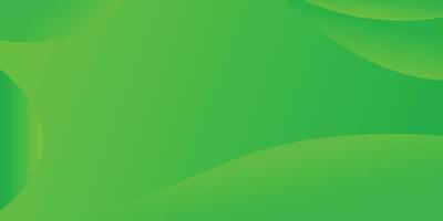 Abstract green banner background with dynamic wave layer. vector illustration