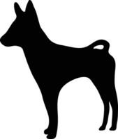 Dog silhouette loyalty free image vector