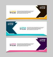 Abstract vector design banner web template. banner design eps 10