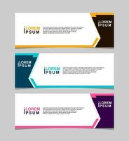 Abstract vector design banner web template. banner design eps 10