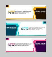 Abstract vector design banner web template. banner design eps 10