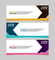 Abstract vector design banner web template. banner design eps 10