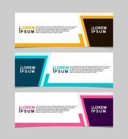 Abstract vector design banner web template. banner design eps 10