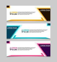 Abstract vector design banner web template. banner design eps 10