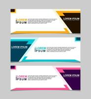 Abstract vector design banner web template. banner design eps 10