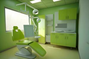 AI generated Medical cosmetology or dental office. neural, ai, generated, artifical intelligence, neuro photo