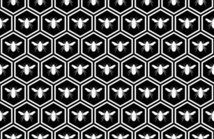 Seamless Honeycomb Shape Motifs Pattern, Beehive or Bee House Form, can use for Decoration, Ornate, Carpet Pattern, Fashion, Fabric, Textile, Tile, Mosaic, Wallpaper, Wrapping Cover, Background, etc. vector