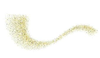 Abstract shiny gold glitter design element vector