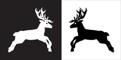 Illustration vector graphics of deer icon