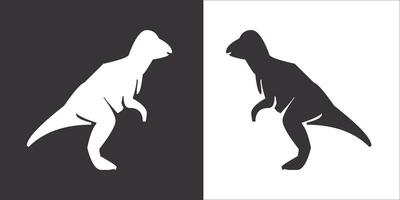 Illustration vector graphics of dinosaur icon