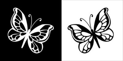 Illustration vector graphics of butterfly icon