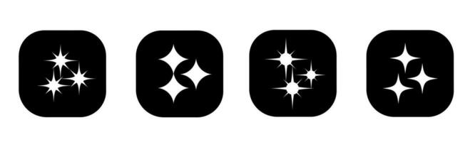 estrella icono en departamento. un estrella icono diseño. valores vector. vector