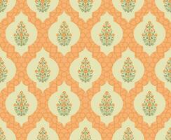 Floral botanical vector texture pattern with flowers. Digital textile pattern. Elegant template design for fashion, fabric, textile, and wallpaper.