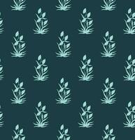 Mughal flower pattern. Silhouette pattern design backdrop, wallpaper, textiles, fabric, clothes. Vector floral seamless pattern.