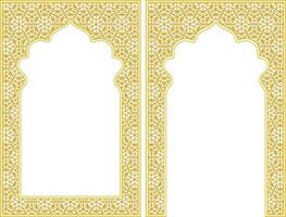 Frame design element. Decorative vector panels for laser cutting. Vector CNC Design for gate, architecture, vector template for wall decor.