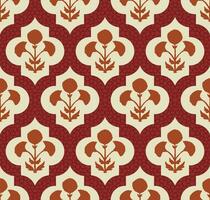 Marigold flower seamless vector pattern. Abstract flower pattern vector design.