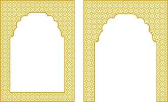 Frame design element. Decorative vector panels for laser cutting. Vector CNC Design for gate, architecture, vector template for wall decor.