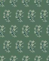 Digital printing textile pattern. Seamless pattern with decorative flowers. Aesthetic floral print for fabric, scrapbook, wrapping. vector