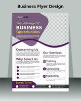 Free vector Corporate flyer or cover design for business identity and advertisement.