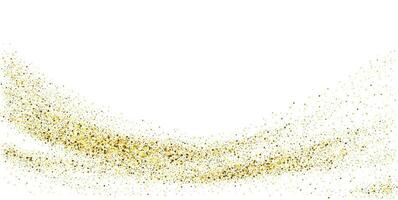 Abstract shiny gold glitter design element vector