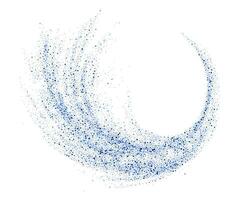 Abstract shiny blue glitter design element vector