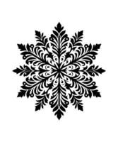 SNOWFLAKES STENCIL-02. VECTOR ILLUSTRATION.