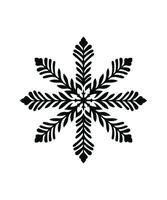 SNOWFLAKES STENCIL-14. VECTOR ILLUSTRATION.