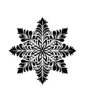 SNOWFLAKES STENCIL-20. VECTOR ILLUSTRATION.