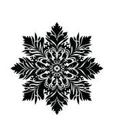 SNOWFLAKES STENCIL-12. VECTOR ILLUSTRATION.