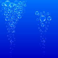 bubbles with Light rays vector