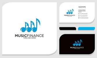 Music Note Vector Logo Template