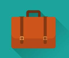 Flat Icon of Briefcase vector