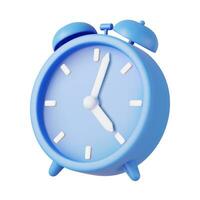 3d alarm clock vector