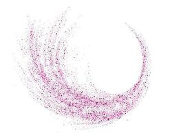 Abstract shiny purple glitter design element vector