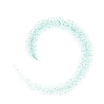 Abstract shiny green glitter design element