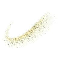 Abstract shiny gold glitter design element vector