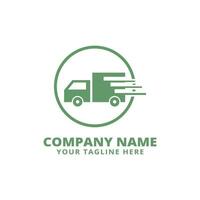 set of truck delivery vector illustration