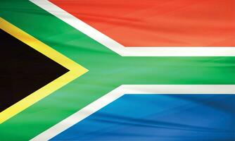 Illustration of South Africa Flag and Editable vector South Africa Country Flag