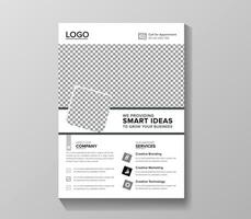 Promotional flyer Provide Smart ideas flyer template design in illustrator vector