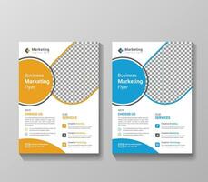 Corporate Business flyer vector template design