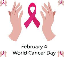 World Cancer Day vector illustration