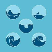 sea waves, waves, ocean, ocean waves, ocean waves, ocean waves, ocean waves, vector