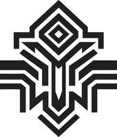 Deco Prismatics Logo Vector Design Artistic Deco Patterns Geometric Icon Emblem