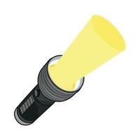 illustration of flashlight vector