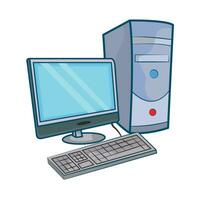 computer set illustration vector