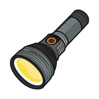 illustration of flashlight vector