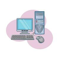 personal computer illustration vector