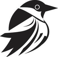 Whistling Wonder Sparrow Mark Aerial Allegro Sparrow Insignia vector